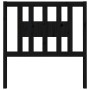 Cabecero madera maciza de pino negro 81x4x100 cm de vidaXL, Cabeceros y pies de cama - Ref: Foro24-818649, Precio: 23,23 €, D...