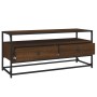Mueble de TV madera contrachapada roble marrón 100x35x45 cm de vidaXL, Muebles TV - Ref: Foro24-826309, Precio: 71,91 €, Desc...