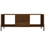 Mesa de centro madera contrachapada roble marrón 102x50x40 cm en Mesas de centro | Comprar online en Foru.es