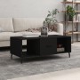 Mesa de centro madera contrachapada negro 102x50x40 cm en Mesas de centro | Comprar online en Foru.es