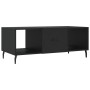 Mesa de centro madera contrachapada negro 102x50x40 cm en Mesas de centro | Comprar online en Foru.es