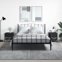 Mesitas de noche 2 uds madera de ingeniería negro 40x42x45 cm de vidaXL, Mesitas de noche - Ref: Foro24-825954, Precio: 84,95...