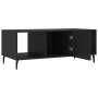 Mesa de centro madera contrachapada negro 102x50x40 cm en Mesas de centro | Comprar online en Foru.es
