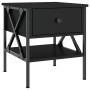 Mesitas de noche 2 uds madera de ingeniería negro 40x42x45 cm de vidaXL, Mesitas de noche - Ref: Foro24-825954, Precio: 84,95...