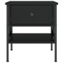 Mesitas de noche 2 uds madera de ingeniería negro 40x42x45 cm de vidaXL, Mesitas de noche - Ref: Foro24-825954, Precio: 84,95...