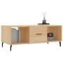 Mesa de centro madera contrachapada roble Sonoma 102x50x40 cm en Mesas de centro | Comprar online en Foru.es