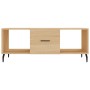 Mesa de centro madera contrachapada roble Sonoma 102x50x40 cm en Mesas de centro | Comprar online en Foru.es