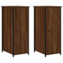 Mesitas noche 2 uds madera ingeniería marrón roble 32x42x80 cm de vidaXL, Mesitas de noche - Ref: Foro24-825972, Precio: 56,0...