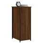 Mesitas noche 2 uds madera ingeniería marrón roble 32x42x80 cm de vidaXL, Mesitas de noche - Ref: Foro24-825972, Precio: 56,0...