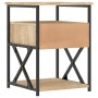 Mesita de noche madera de ingeniería roble Sonoma 40x42x55 cm de vidaXL, Mesitas de noche - Ref: Foro24-826075, Precio: 60,62...