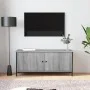 Mueble TV con puertas contrachapada gris Sonoma 102x35x45 cm de vidaXL, Muebles TV - Ref: Foro24-826293, Precio: 57,25 €, Des...
