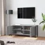 Mueble TV con puertas contrachapada gris Sonoma 102x35x45 cm de vidaXL, Muebles TV - Ref: Foro24-826293, Precio: 57,25 €, Des...