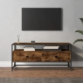 Mueble para TV madera contrachapada roble ahumado 100x35x45 cm de vidaXL, Muebles TV - Ref: Foro24-826307, Precio: 70,92 €, D...