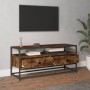 Mueble para TV madera contrachapada roble ahumado 100x35x45 cm de vidaXL, Muebles TV - Ref: Foro24-826307, Precio: 71,95 €, D...