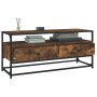 Mueble para TV madera contrachapada roble ahumado 100x35x45 cm de vidaXL, Muebles TV - Ref: Foro24-826307, Precio: 71,95 €, D...
