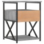 Mesita de noche madera de ingeniería gris Sonoma 40x42x55 cm de vidaXL, Mesitas de noche - Ref: Foro24-826079, Precio: 50,44 ...