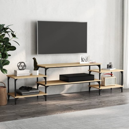 Mueble para TV madera contrachapada roble Sonoma 197x35x52 cm de vidaXL, Muebles TV - Ref: Foro24-826326, Precio: 59,24 €, De...
