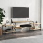 Mueble para TV madera contrachapada roble Sonoma 197x35x52 cm de vidaXL, Muebles TV - Ref: Foro24-826326, Precio: 59,24 €, De...