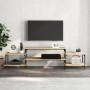 Mueble para TV madera contrachapada roble Sonoma 197x35x52 cm de vidaXL, Muebles TV - Ref: Foro24-826326, Precio: 59,24 €, De...