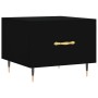 Mesa de centro madera contrachapada negro 50x50x40 cm en Mesas de centro | Comprar online en Foru.es