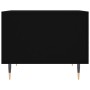Mesa de centro madera contrachapada negro 50x50x40 cm en Mesas de centro | Comprar online en Foru.es
