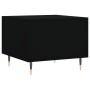 Mesa de centro madera contrachapada negro 50x50x40 cm en Mesas de centro | Comprar online en Foru.es