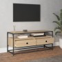 Mueble para TV madera contrachapada roble Sonoma 100x35x45 cm de vidaXL, Muebles TV - Ref: Foro24-826306, Precio: 75,29 €, De...