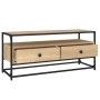 Mueble para TV madera contrachapada roble Sonoma 100x35x45 cm de vidaXL, Muebles TV - Ref: Foro24-826306, Precio: 75,29 €, De...
