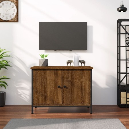 Mueble de TV madera contrachapada marrón roble 60x35x45 cm de vidaXL, Muebles TV - Ref: Foro24-826299, Precio: 46,67 €, Descu...