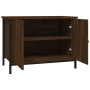 Mueble de TV madera contrachapada marrón roble 60x35x45 cm de vidaXL, Muebles TV - Ref: Foro24-826299, Precio: 46,67 €, Descu...