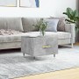 Mesa de centro madera de ingeniería gris hormigón 50x50x40 cm en Mesas de centro | Comprar online en Foru.es