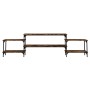 Mueble para TV madera contrachapada roble ahumado 197x35x52 cm de vidaXL, Muebles TV - Ref: Foro24-826327, Precio: 53,34 €, D...
