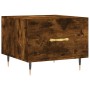Mesa de centro madera contrachapada roble ahumado 50x50x40 cm en Mesas de centro | Comprar online en Foru.es