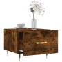 Mesa de centro madera contrachapada roble ahumado 50x50x40 cm en Mesas de centro | Comprar online en Foru.es