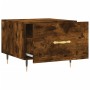 Mesa de centro madera contrachapada roble ahumado 50x50x40 cm en Mesas de centro | Comprar online en Foru.es