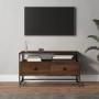 Mueble para TV madera contrachapada roble marrón 80x35x45 cm de vidaXL, Muebles TV - Ref: Foro24-826314, Precio: 63,66 €, Des...