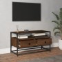 Mueble para TV madera contrachapada roble marrón 80x35x45 cm de vidaXL, Muebles TV - Ref: Foro24-826314, Precio: 63,66 €, Des...