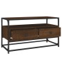 Mueble para TV madera contrachapada roble marrón 80x35x45 cm de vidaXL, Muebles TV - Ref: Foro24-826314, Precio: 63,66 €, Des...