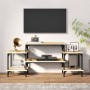 Mueble para TV madera contrachapada roble Sonoma 117x35x52 cm de vidaXL, Muebles TV - Ref: Foro24-826316, Precio: 53,35 €, De...