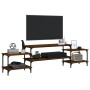 Mueble para TV madera contrachapada roble marrón 197x35x52 cm de vidaXL, Muebles TV - Ref: Foro24-826329, Precio: 51,95 €, De...