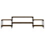 Mueble para TV madera contrachapada roble marrón 197x35x52 cm de vidaXL, Muebles TV - Ref: Foro24-826329, Precio: 51,95 €, De...