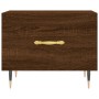 Mesa de centro madera contrachapada roble marrón 50x50x40 cm en Mesas de centro | Comprar online en Foru.es