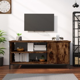 Mueble de TV madera contrachapada roble ahumado 100x40x45 cm de vidaXL, Muebles TV - Ref: Foro24-826302, Precio: 64,28 €, Des...
