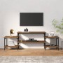 Mueble para TV madera contrachapada roble marrón 157x35x52 cm de vidaXL, Muebles TV - Ref: Foro24-826324, Precio: 55,83 €, De...