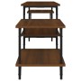 Mueble para TV madera contrachapada roble marrón 157x35x52 cm de vidaXL, Muebles TV - Ref: Foro24-826324, Precio: 55,83 €, De...
