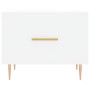 Mesa de centro madera de ingeniería blanca 50x50x40 cm en Mesas de centro | Comprar online en Foru.es