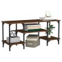 Mueble de TV madera contrachapada marrón roble 102x35x45,5 cm de vidaXL, Muebles TV - Ref: Foro24-826334, Precio: 50,97 €, De...