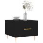 Mesa de centro madera contrachapada negro 50x50x40 cm en Mesas de centro | Comprar online en Foru.es