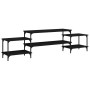 Mueble para TV madera contrachapada negro 197x35x52 cm de vidaXL, Muebles TV - Ref: Foro24-826325, Precio: 73,28 €, Descuento: %
