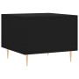 Mesa de centro madera contrachapada negro 50x50x40 cm en Mesas de centro | Comprar online en Foru.es